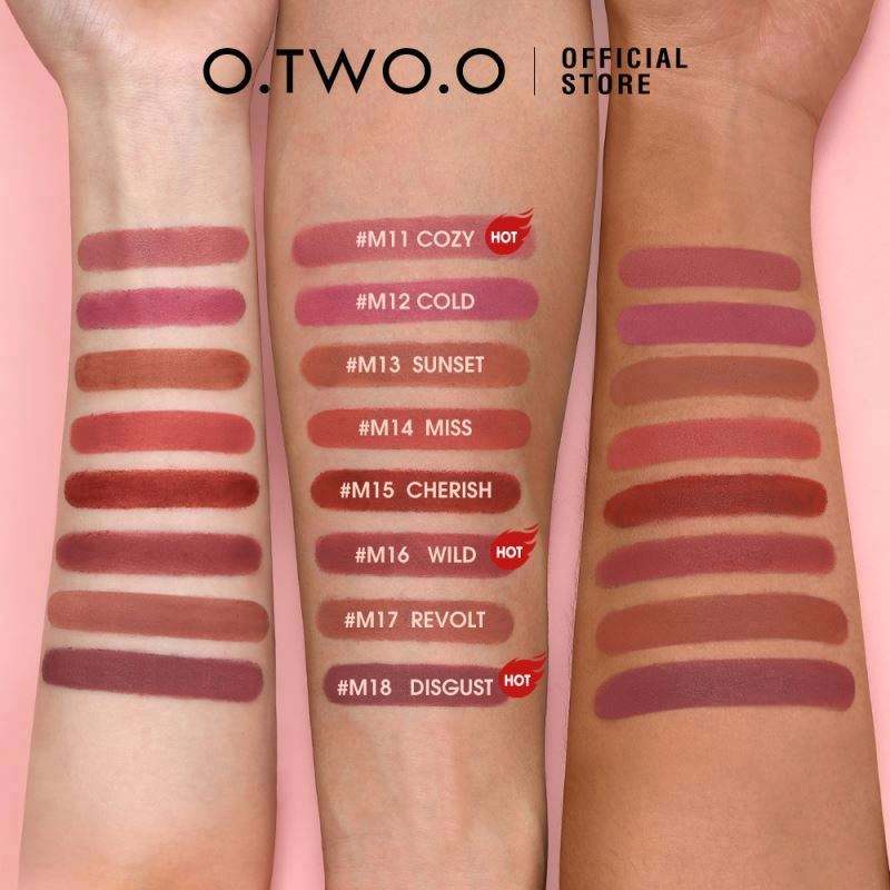 O.TWO.O Matte Misty Kiss Lock Color Waterproof Lipstick