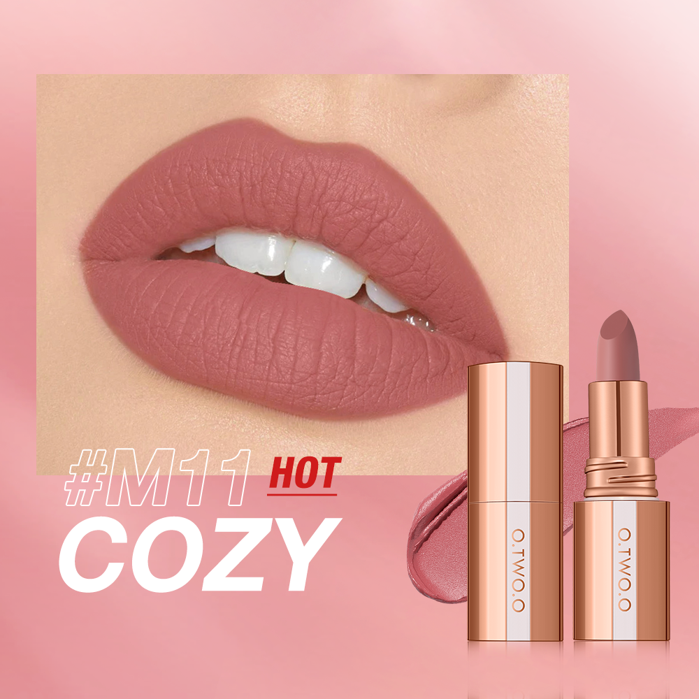 O.TWO.O Matte Misty Kiss Lock Color Waterproof Lipstick