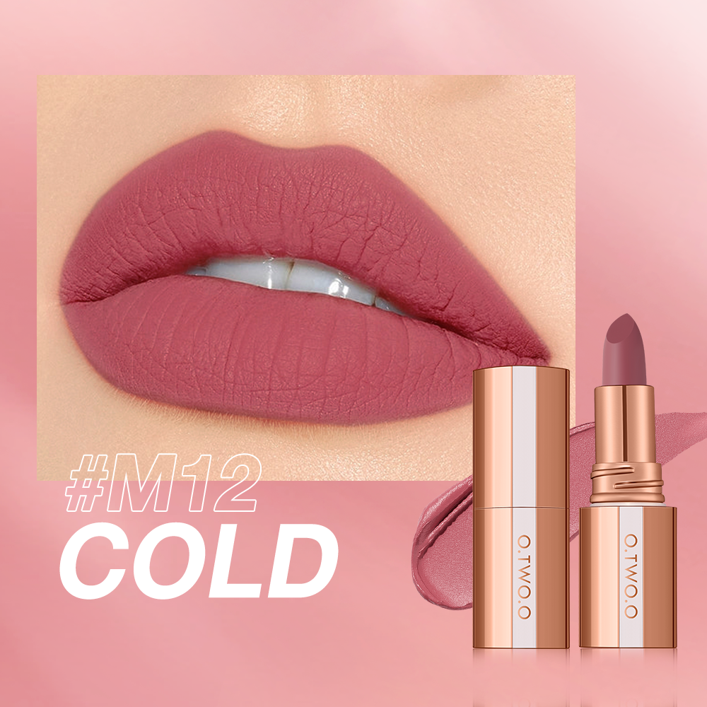 O.TWO.O Matte Misty Kiss Lock Color Waterproof Lipstick