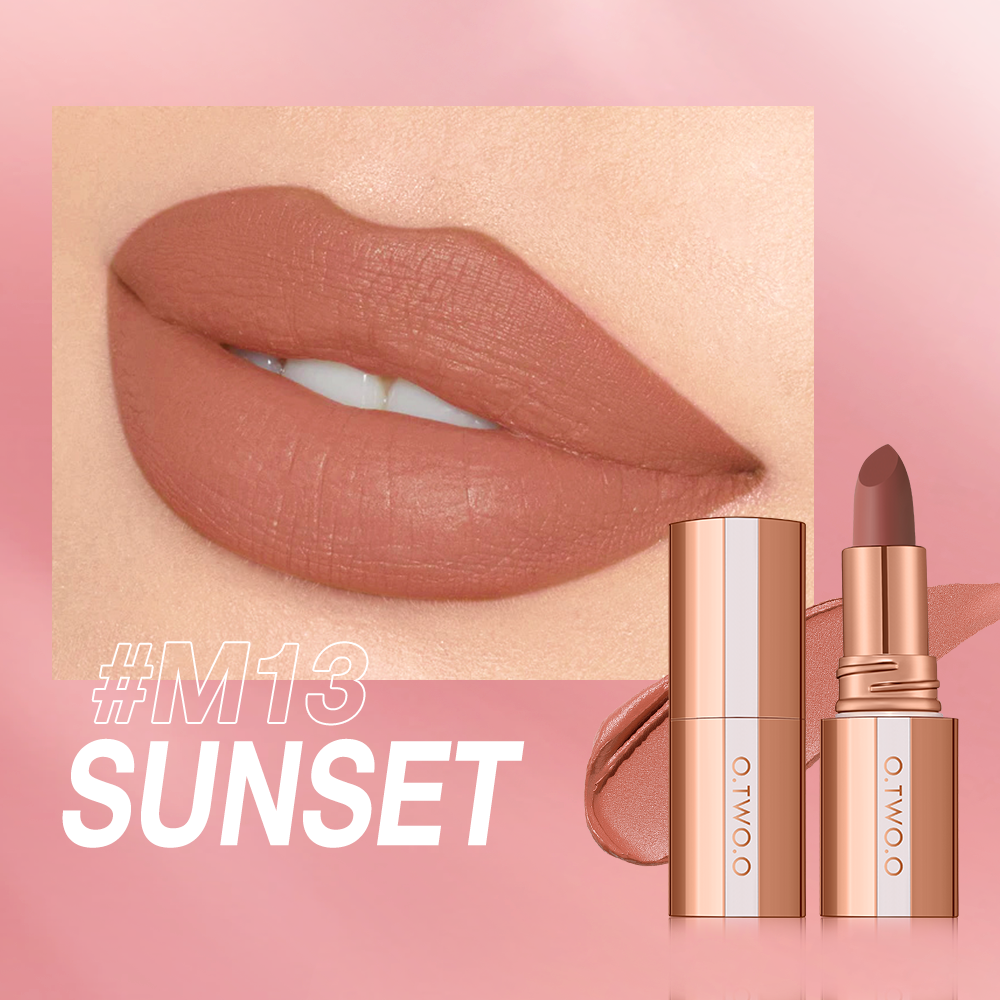 O.TWO.O Matte Misty Kiss Lock Color Waterproof Lipstick