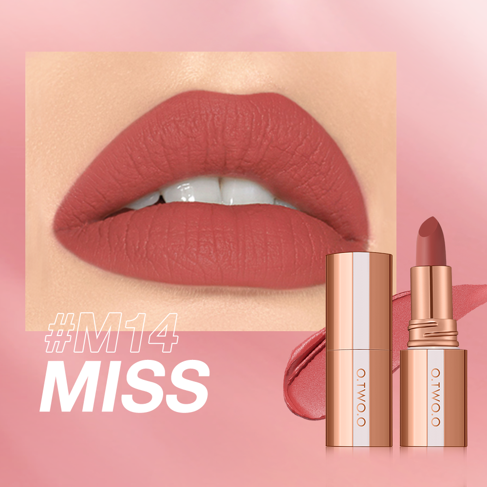O.TWO.O Matte Misty Kiss Lock Color Waterproof Lipstick