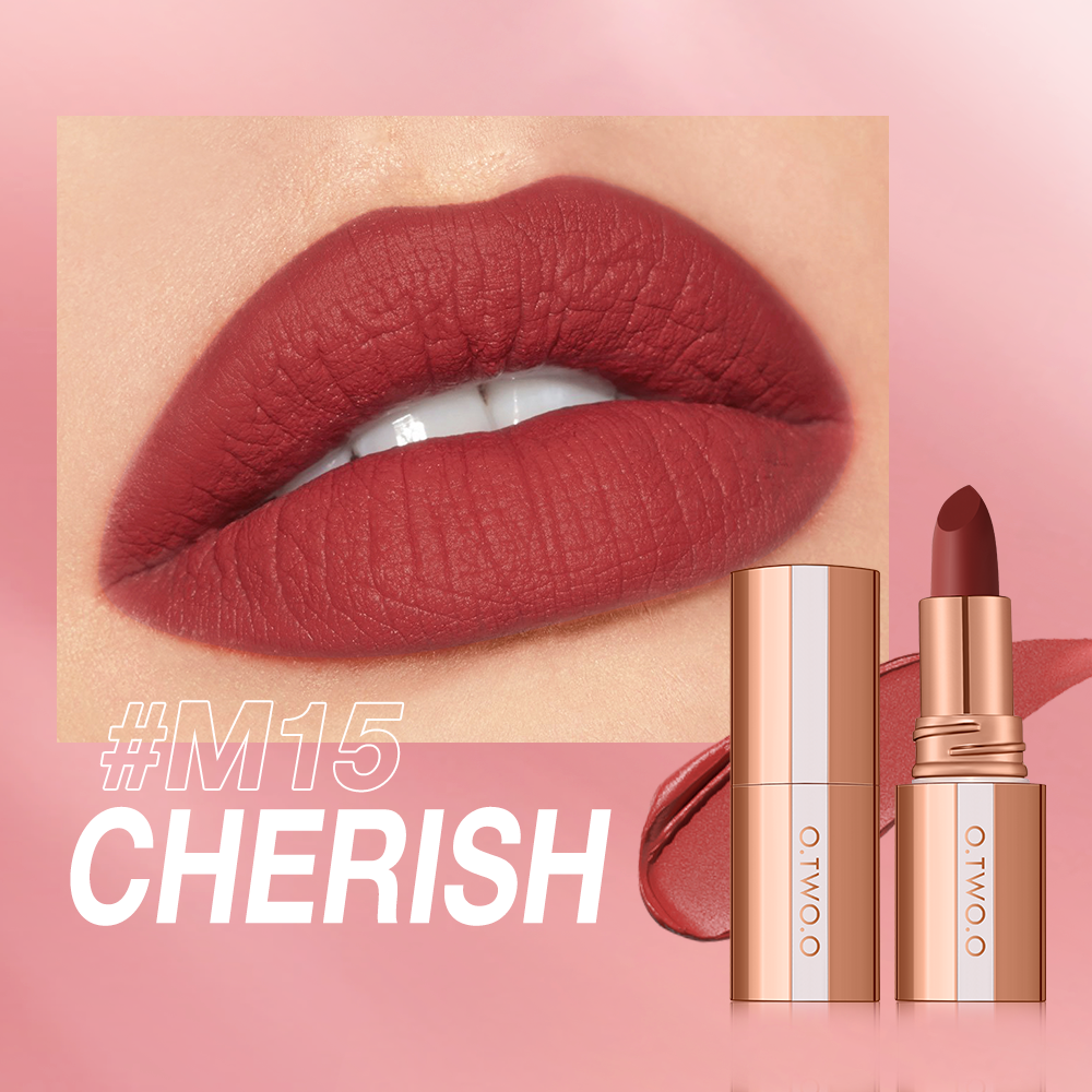 O.TWO.O Matte Misty Kiss Lock Color Waterproof Lipstick
