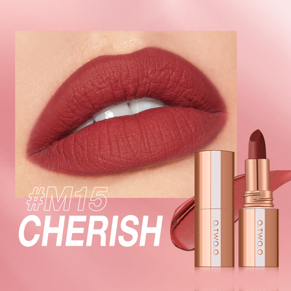 O.TWO.O Matte Misty Kiss Lock Color Waterproof Lipstick
