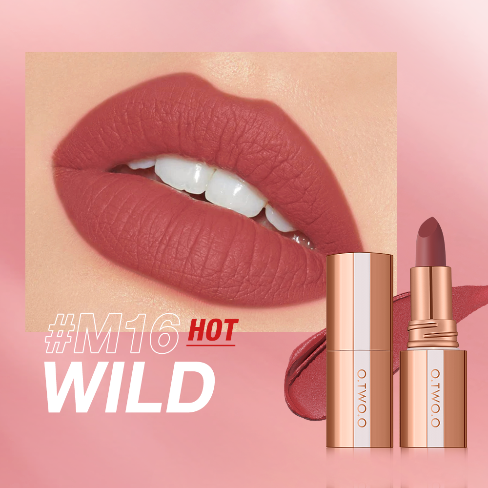 O.TWO.O Matte Misty Kiss Lock Color Waterproof Lipstick