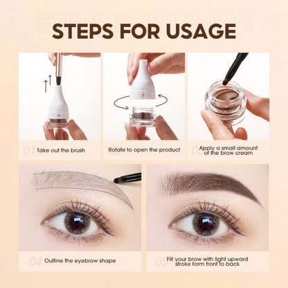 O.Two.O Natural Shaping Dying Eyebrow Cream