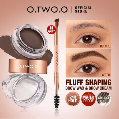 O.Two.O Fluff Shaping EyeBrow Wax & Cream