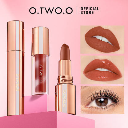 O.Two.O Get Beautiful Charm Blooming Lip & Eye Makeup Set