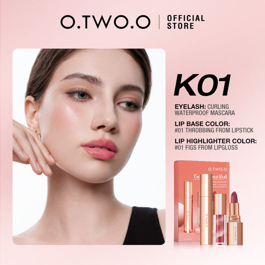 O.Two.O Get Beautiful Charm Blooming Lip & Eye Makeup Set