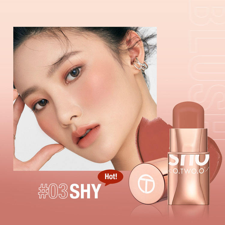 O.Two.O Glow Colour Creamy Mouse Blush Stick