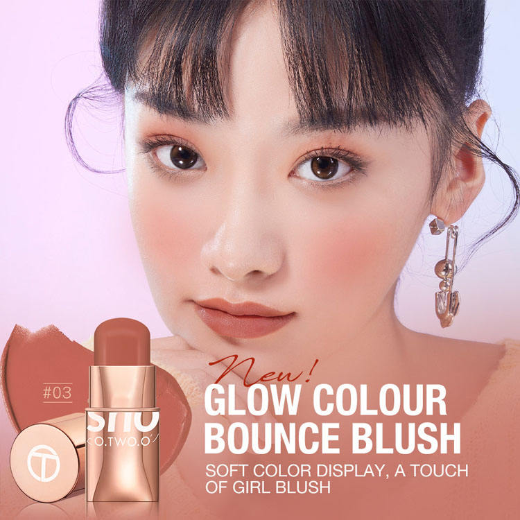 O.Two.O Glow Colour Creamy Mouse Blush Stick