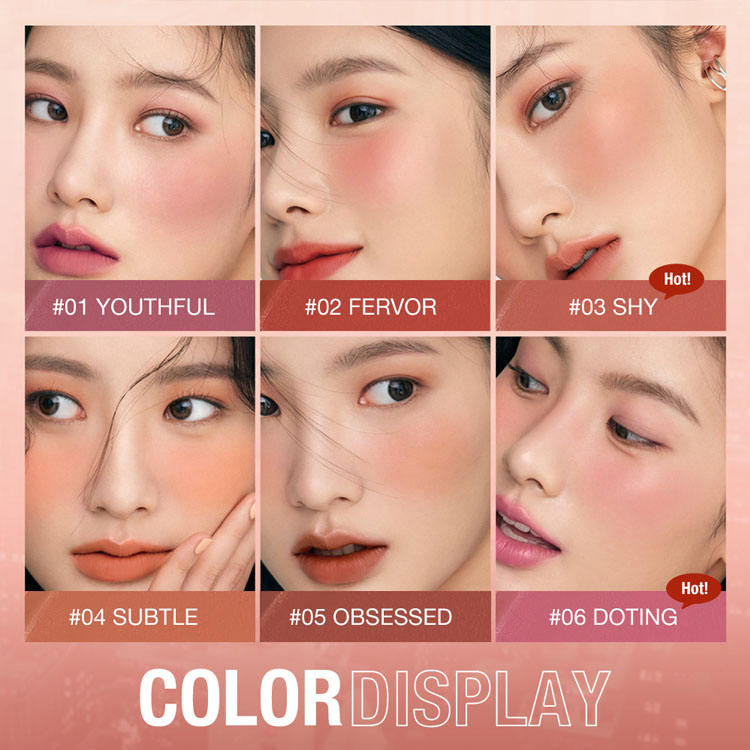 O.Two.O Glow Colour Creamy Mouse Blush Stick
