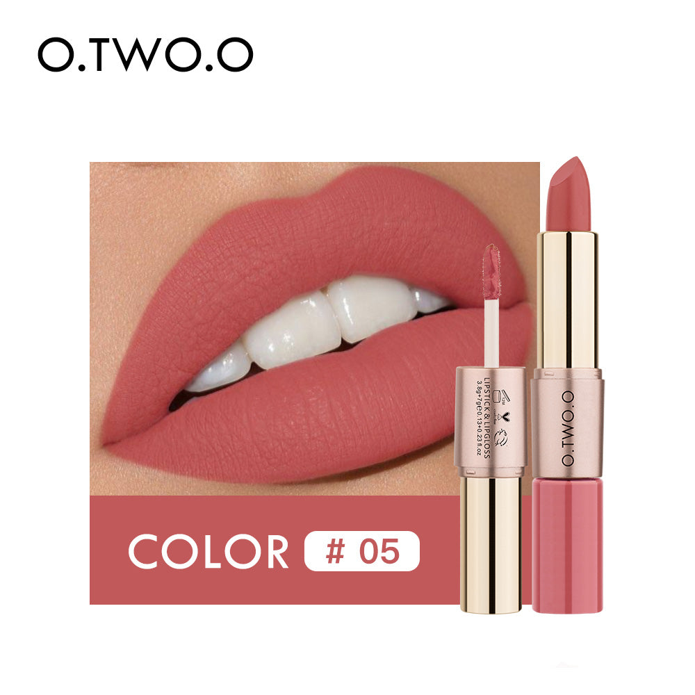 O.Two.O Gold 2 in 1 Lipstick & Lip Gloss