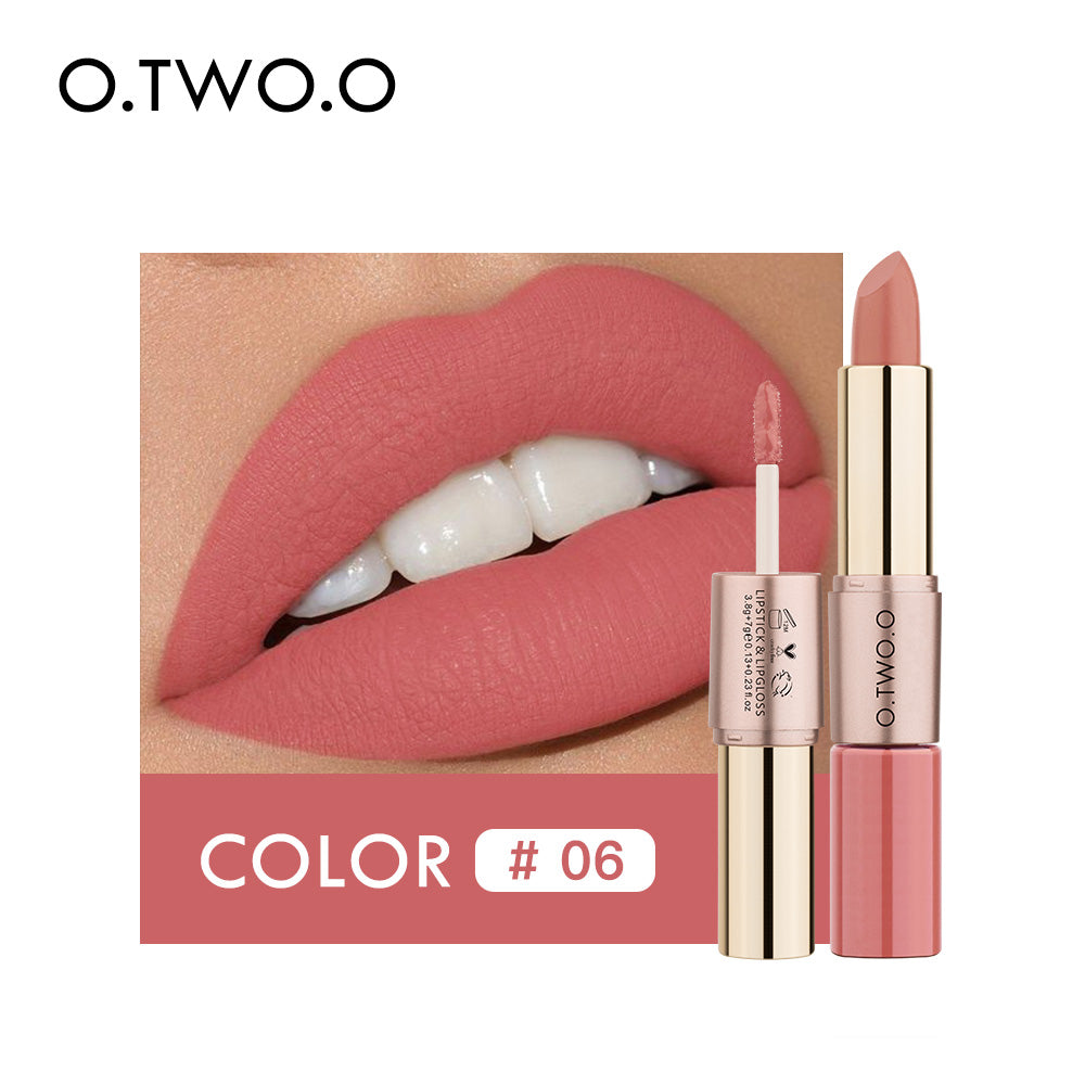 O.Two.O Gold 2 in 1 Lipstick & Lip Gloss