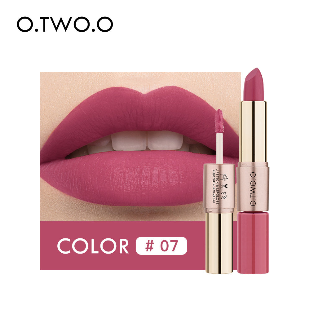 O.Two.O Gold 2 in 1 Lipstick & Lip Gloss