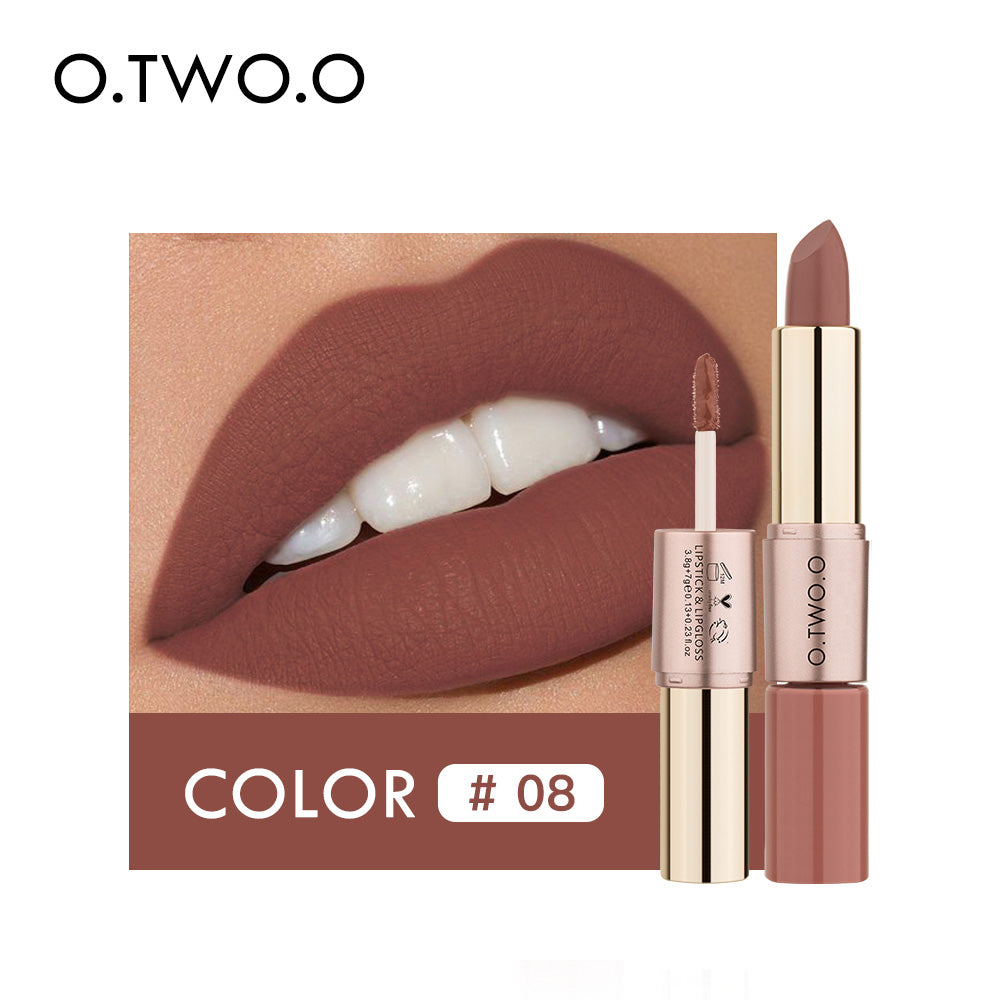 O.Two.O Gold 2 in 1 Lipstick & Lip Gloss