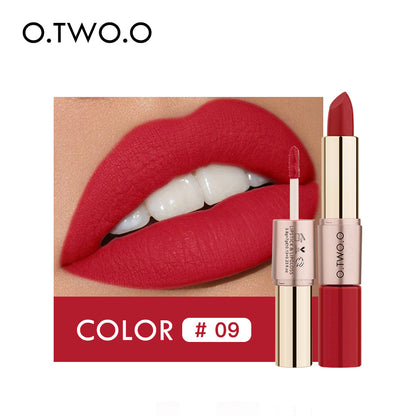 O.Two.O Gold 2 in 1 Lipstick & Lip Gloss