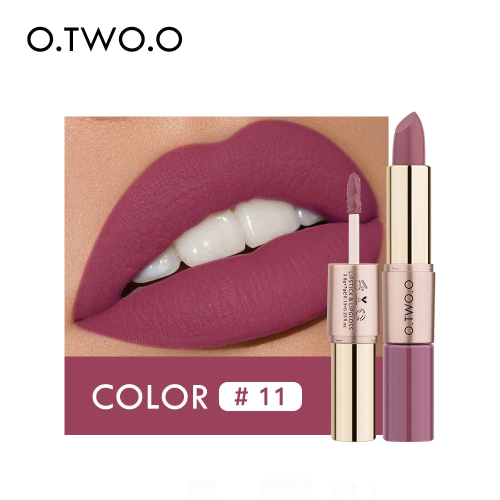 O.Two.O Gold 2 in 1 Lipstick & Lip Gloss