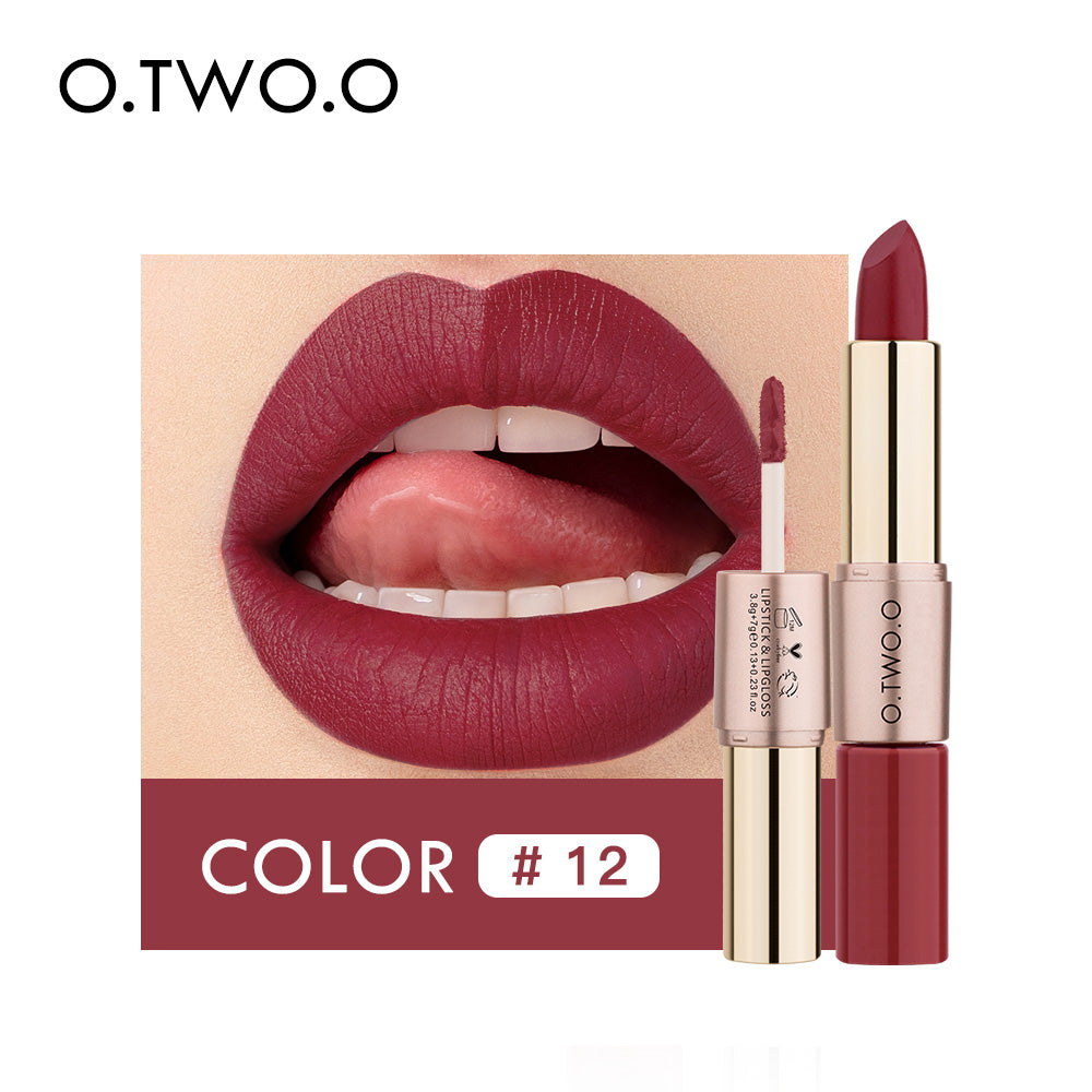O.Two.O Gold 2 in 1 Lipstick & Lip Gloss