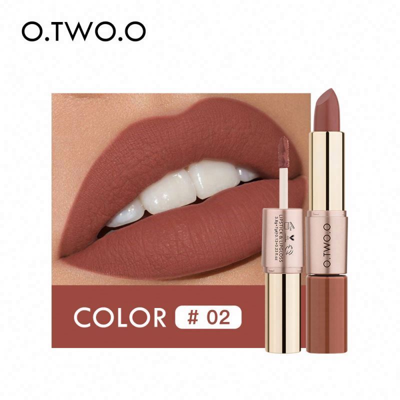 O.Two.O Gold 2 in 1 Lipstick & Lip Gloss