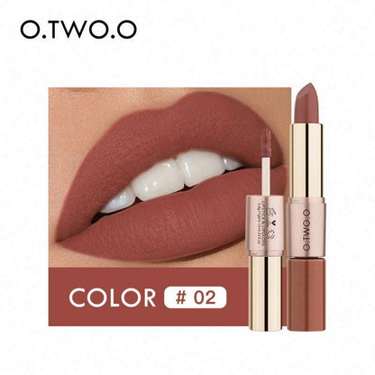 O.Two.O Gold 2 in 1 Lipstick & Lip Gloss