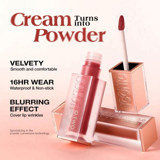 O.Two.O Iconic Velvet Matte Lipstick
