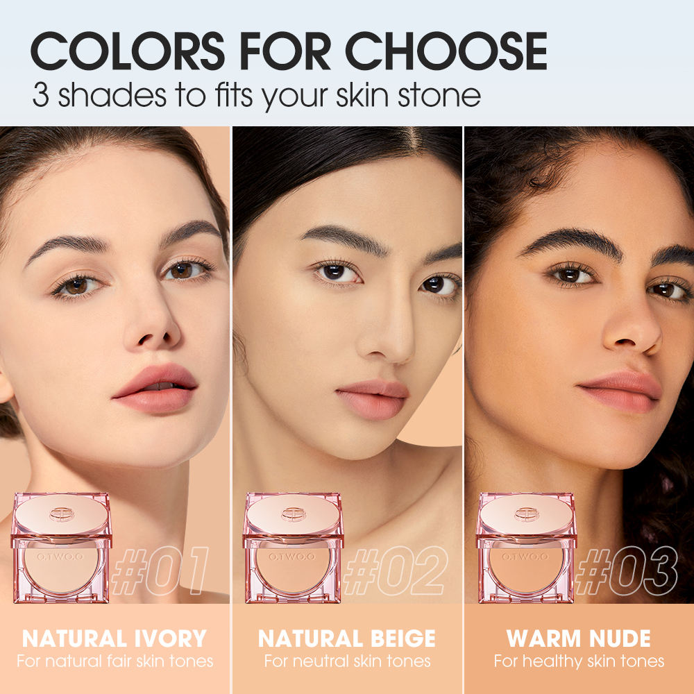 O.Two.O Matte Finish Oil Control Pressed Powder