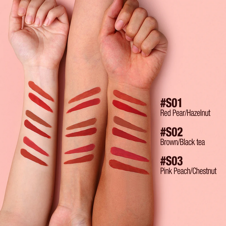 O.Two.O Matte Lock Color Lip Glaze Set